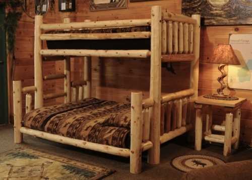 White Cedar Bunk Bed Papa Bear S Northwoods